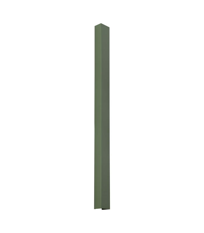 Freya 120cm Flush Wall Lamp Olive Green 1x GU10-1
