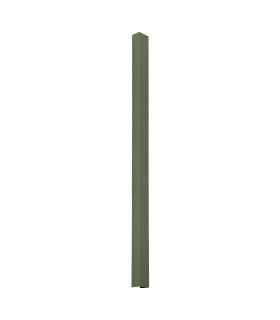 Freya 150cm Flush Wall Lamp Olive Green 1x GU10-1