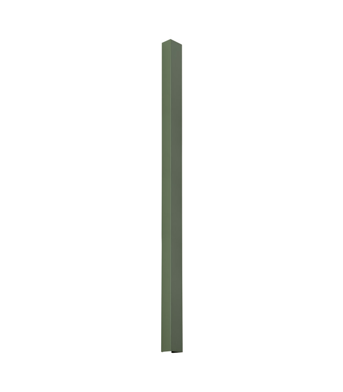 Freya 150cm Flush Wall Lamp Olive Green 1x GU10-1