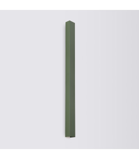 Freya 120cm Flush Wall Lamp Olive Green 1x GU10-2