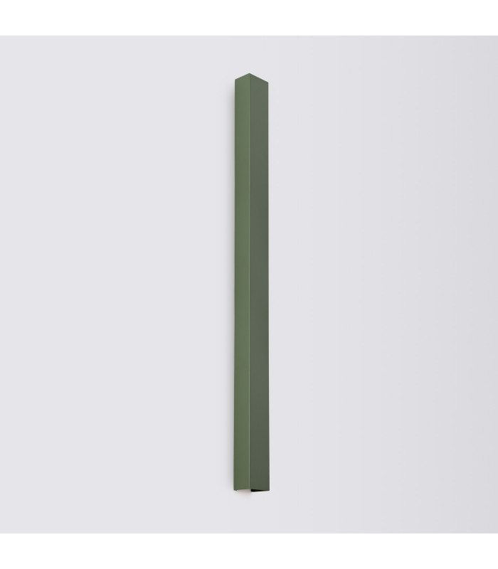 Freya 120cm Flush Wall Lamp Olive Green 1x GU10-2