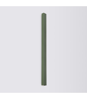 Freya 150cm Flush Wall Lamp Olive Green 1x GU10-2