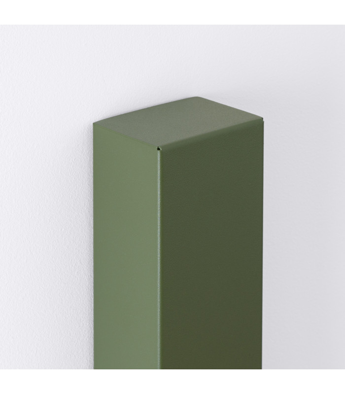 Freya 120cm Flush Wall Lamp Olive Green 1x GU10-4