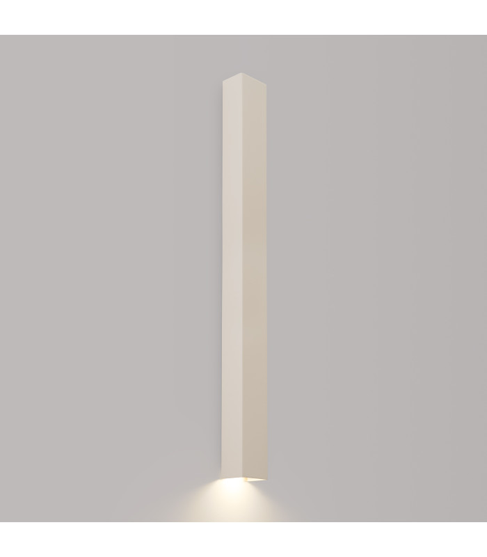 Freya 90cm Flush Wall Lamp Beige 1x GU10-3