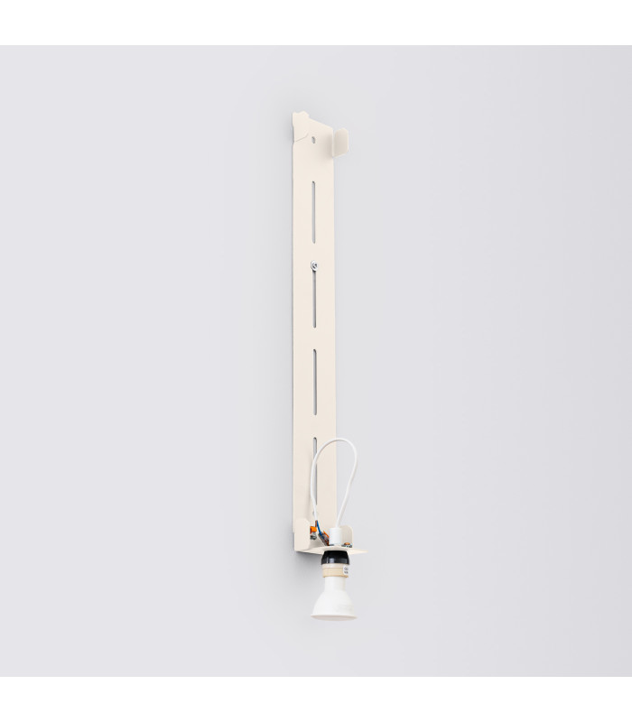 Freya 120cm Flush Wall Lamp Beige 1x GU10-6