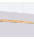 Skog LED 150cm Bar Pendant Ceiling Light Oak 3000K-2