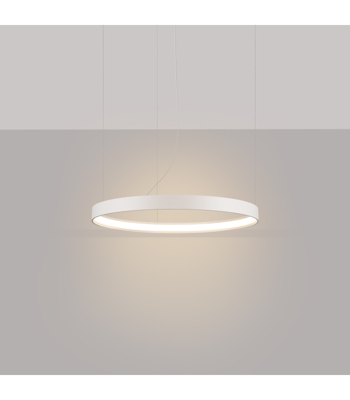 Rio 55cm Integrated LED Pendant Ceiling Light Beige 3000K-3