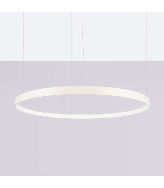 Rio 110cm Integrated LED Pendant Ceiling Light Beige 3000K-2