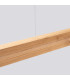 Skog LED 150cm Bar Pendant Ceiling Light Oak 4000K-7