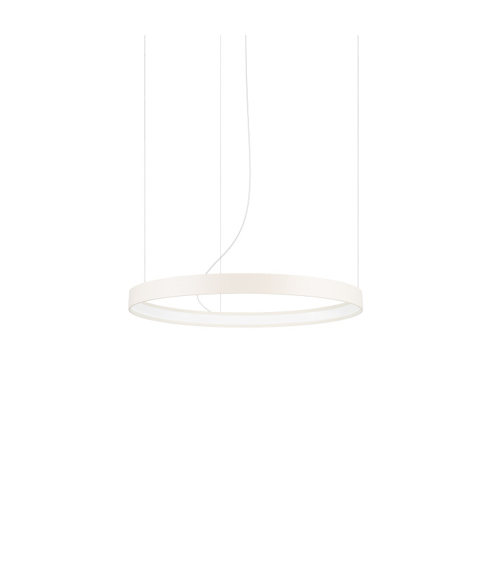 Rio 55cm Integrated LED Pendant Ceiling Light Beige 4000K-1