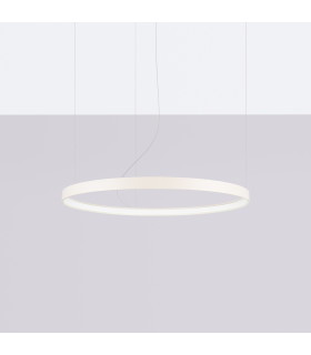 Rio 78cm Integrated LED Pendant Ceiling Light Beige 4000K-2