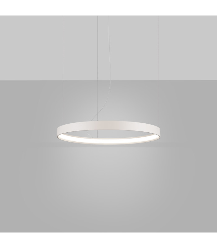 Rio 55cm Integrated LED Pendant Ceiling Light Beige 4000K-3