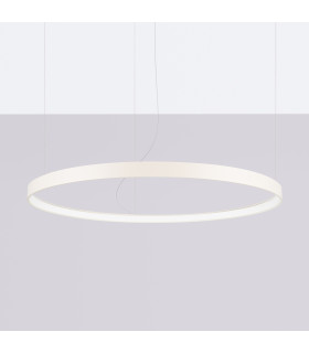 Rio 110cm Integrated LED Pendant Ceiling Light Beige 4000K-2
