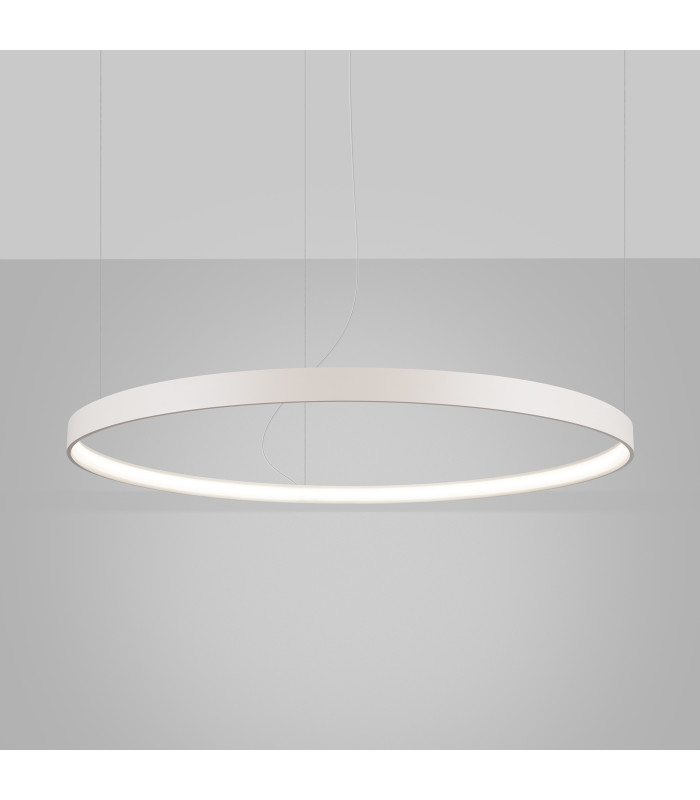 Rio 110cm Integrated LED Pendant Ceiling Light Beige 4000K-3
