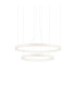Rio 78cm Twin Ring Integrated LED Pendant Ceiling Light Beige 3000K-1