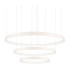 Rio 110cm Triple Ring Integrated LED Pendant Ceiling Light Beige 3000K-1