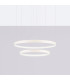 Rio 78cm Twin Ring Integrated LED Pendant Ceiling Light Beige 3000K-2