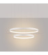 Rio 78cm Twin Ring Integrated LED Pendant Ceiling Light Beige 3000K-3