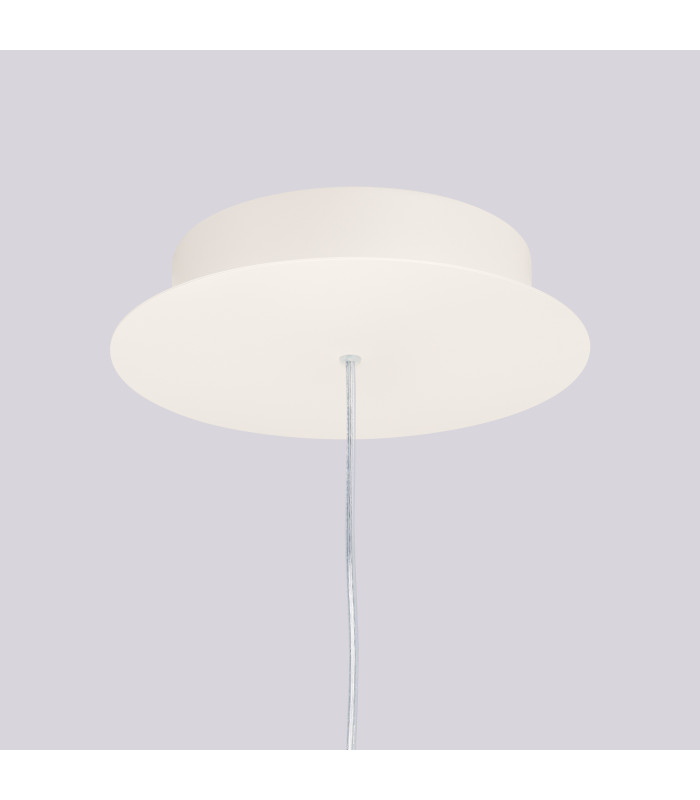 Rio 55cm Integrated LED Pendant Ceiling Light Beige 4000K-8