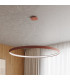 Rio 55cm Integrated LED Pendant Ceiling Light Beige 4000K-13