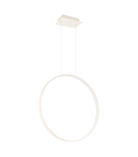Rio 55cm Verticle Ring Integrated LED Pendant Ceiling Light Beige 3000K-1