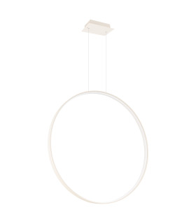 Rio 78cm Verticle Ring Integrated LED Pendant Ceiling Light Beige 3000K-1