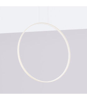 Rio 78cm Verticle Ring Integrated LED Pendant Ceiling Light Beige 3000K-2