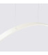 Rio 55cm Verticle Ring Integrated LED Pendant Ceiling Light Beige 3000K-5