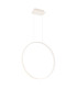 Rio 55cm Verticle Ring Integrated LED Pendant Ceiling Light Beige 4000K-1