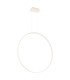Rio 78cm Verticle Ring Integrated LED Pendant Ceiling Light Beige 4000K-1
