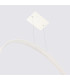 Rio 55cm Verticle Ring Integrated LED Pendant Ceiling Light Beige 3000K-6