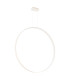 Rio 110cm Verticle Ring Integrated LED Pendant Ceiling Light Beige 4000K-1