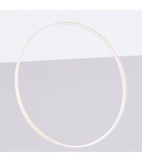 Rio 110cm Verticle Ring Integrated LED Pendant Ceiling Light Beige 4000K-2
