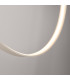Rio 78cm Verticle Ring Integrated LED Pendant Ceiling Light Beige 3000K-7