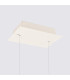 Rio 78cm Verticle Ring Integrated LED Pendant Ceiling Light Beige 3000K-8