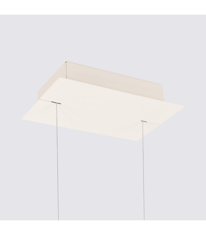 Rio 78cm Verticle Ring Integrated LED Pendant Ceiling Light Beige 3000K-8