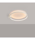 Rio 78cm Integrated LED Semi Flush Ceiling Light Beige 3000K-3