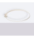 Rio 110cm Integrated LED Semi Flush Ceiling Light Beige 3000K-2