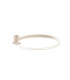 Rio 78cm Integrated LED Semi Flush Ceiling Light Beige 4000K-1