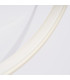 Rio 110cm Integrated LED Semi Flush Ceiling Light Beige 3000K-5