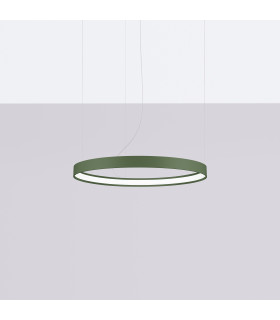 Rio 55cm Integrated LED Pendant Ceiling Light Olive Green 3000K-2