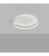 Rio 78cm Integrated LED Semi Flush Ceiling Light Beige 4000K-3