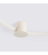 Rio 78cm Integrated LED Semi Flush Ceiling Light Beige 4000K-4