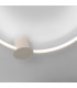Rio 110cm Integrated LED Semi Flush Ceiling Light Beige 4000K-6