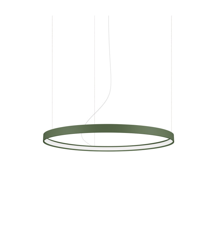 Rio 78cm Integrated LED Pendant Ceiling Light Olive Green 3000K-1