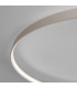 Rio 55cm Integrated LED Semi Flush Ceiling Light Beige 4000K-8