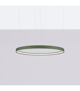 Rio 78cm Integrated LED Pendant Ceiling Light Olive Green 3000K-2