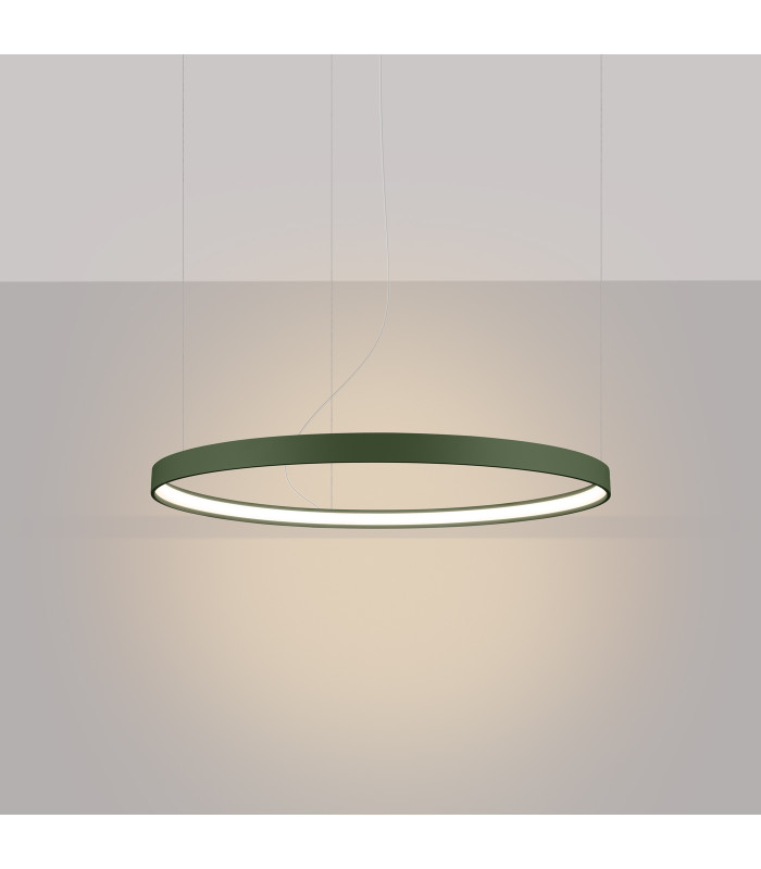 Rio 78cm Integrated LED Pendant Ceiling Light Olive Green 3000K-3