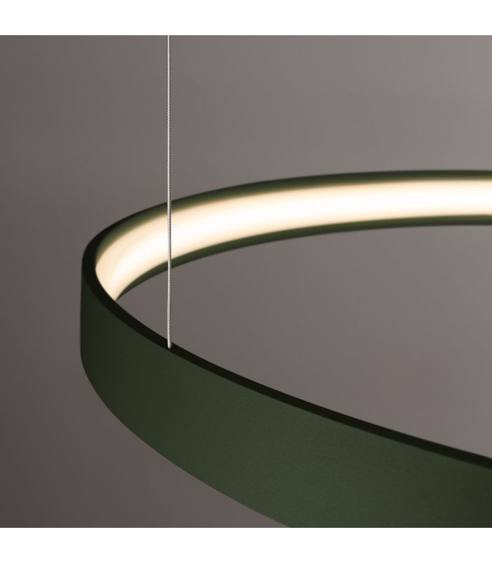 Rio 78cm Integrated LED Pendant Ceiling Light Olive Green 3000K-4