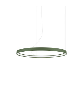 Rio 78cm Integrated LED Pendant Ceiling Light Olive Green 4000K-1